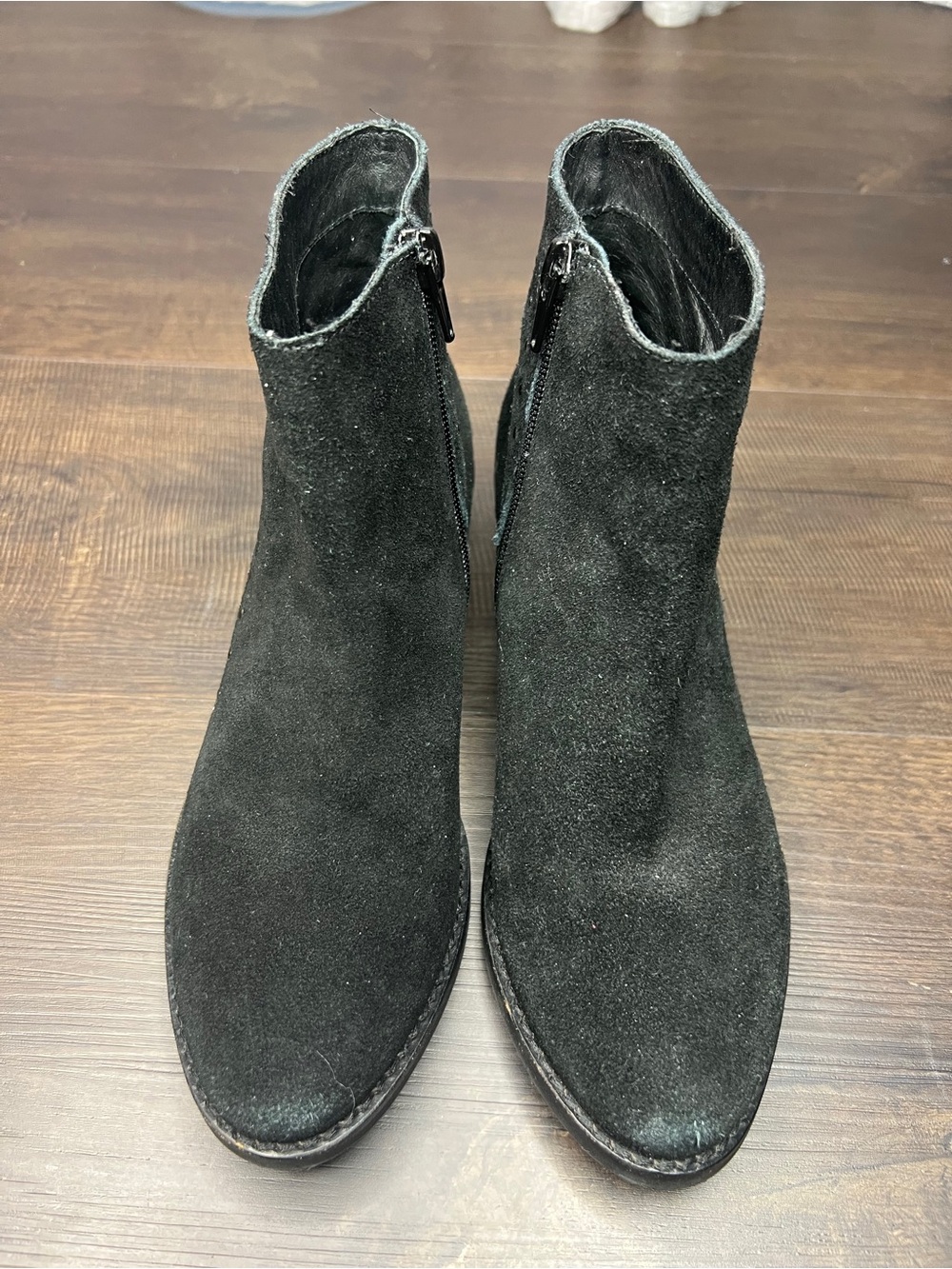 Vaneli Black Ankle Boots